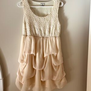 Hot & Delicious | ruffled dress | size large